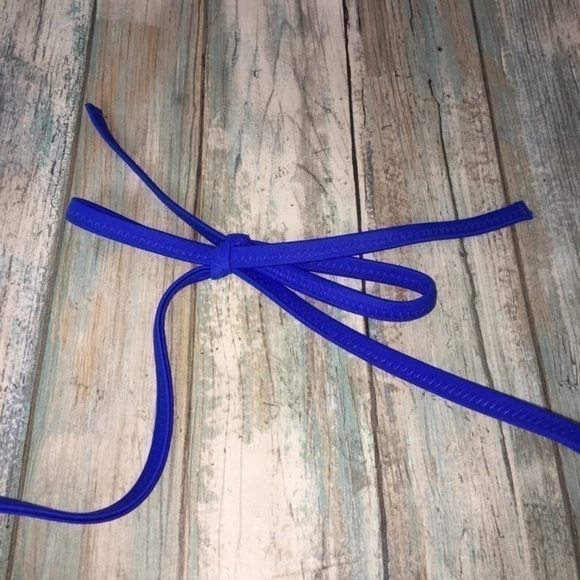 NWT Shade & Shore Cabana Blue Push Up Bikini Top - Picture 5 of 8